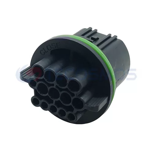 Waterproof IP66 Copper Contact ABS/Nylon Housing Wire Harness Hyundai for Headlight Plug for Car 14-Pin Female... - image 2